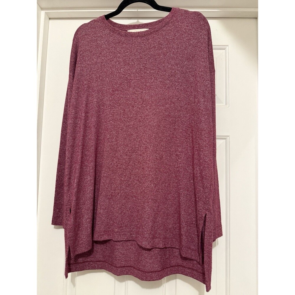 LOFT Women’s Purple Heather Tunic Size S Coquette Balletcore Soft Girl